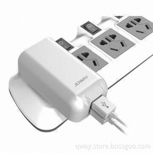 2A Dual-USB Travel Charger/Adapter with 100-240V AC Input Voltage